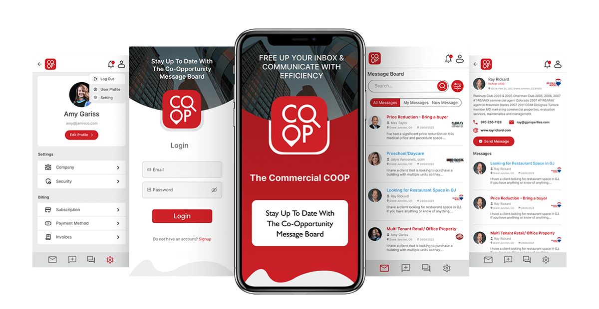 Message Board App - The Commercial Co-oP